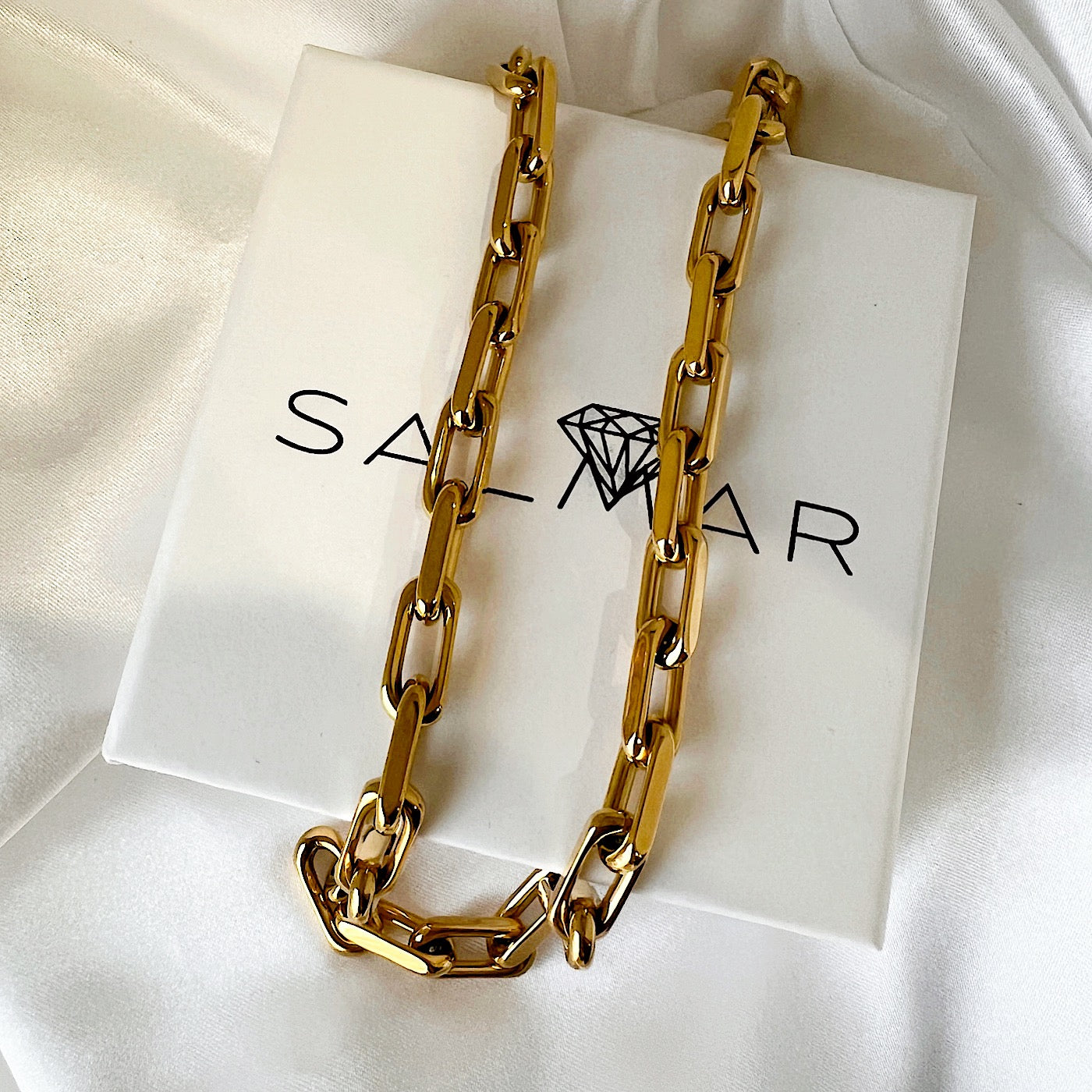 PAPER CLIP 14 inches Necklace